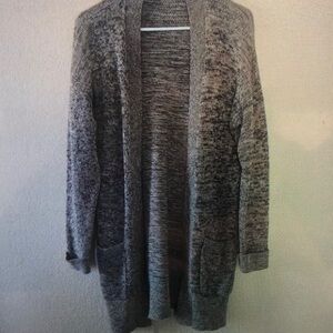 Men's Gray Cardigan Sweater